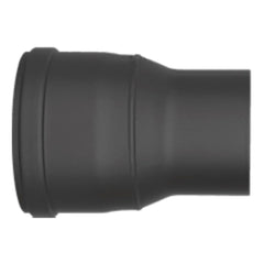 SCHENGER Pelletrohr-Reduzierung 100–80 mm mit Dichtung – Seitliche Ansicht der Rohrreduzierung