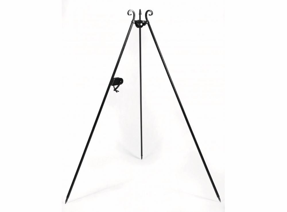 Schwenkgrill 180 cm - Grillrost aus Edelstahl + Kurbel, 50 - 80 cm - Ofenerlebnis.de