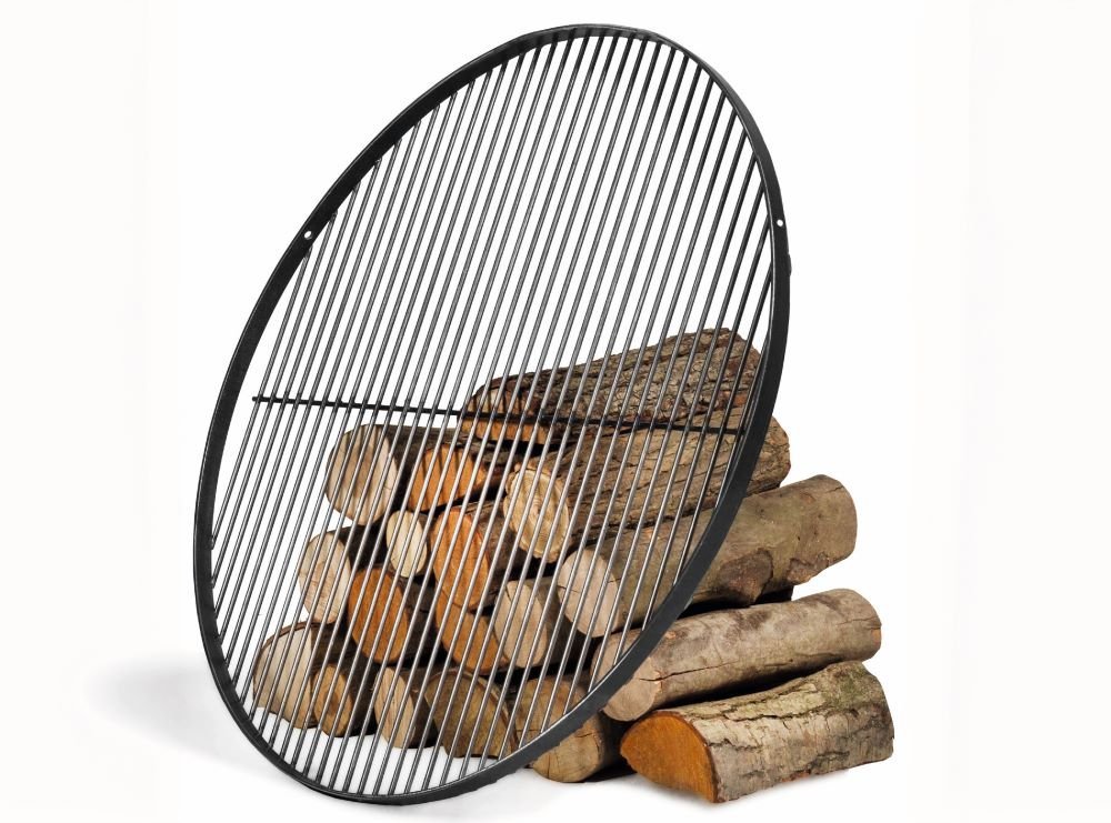 Schwenkgrill 180 cm - Grillrost aus Rohstahl, 50 - 80 cm - Ofenerlebnis.de