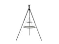 CookKing Schwenkgrill Tipi 210 cm mit 80/40 Doppelrost aus Rohstahl