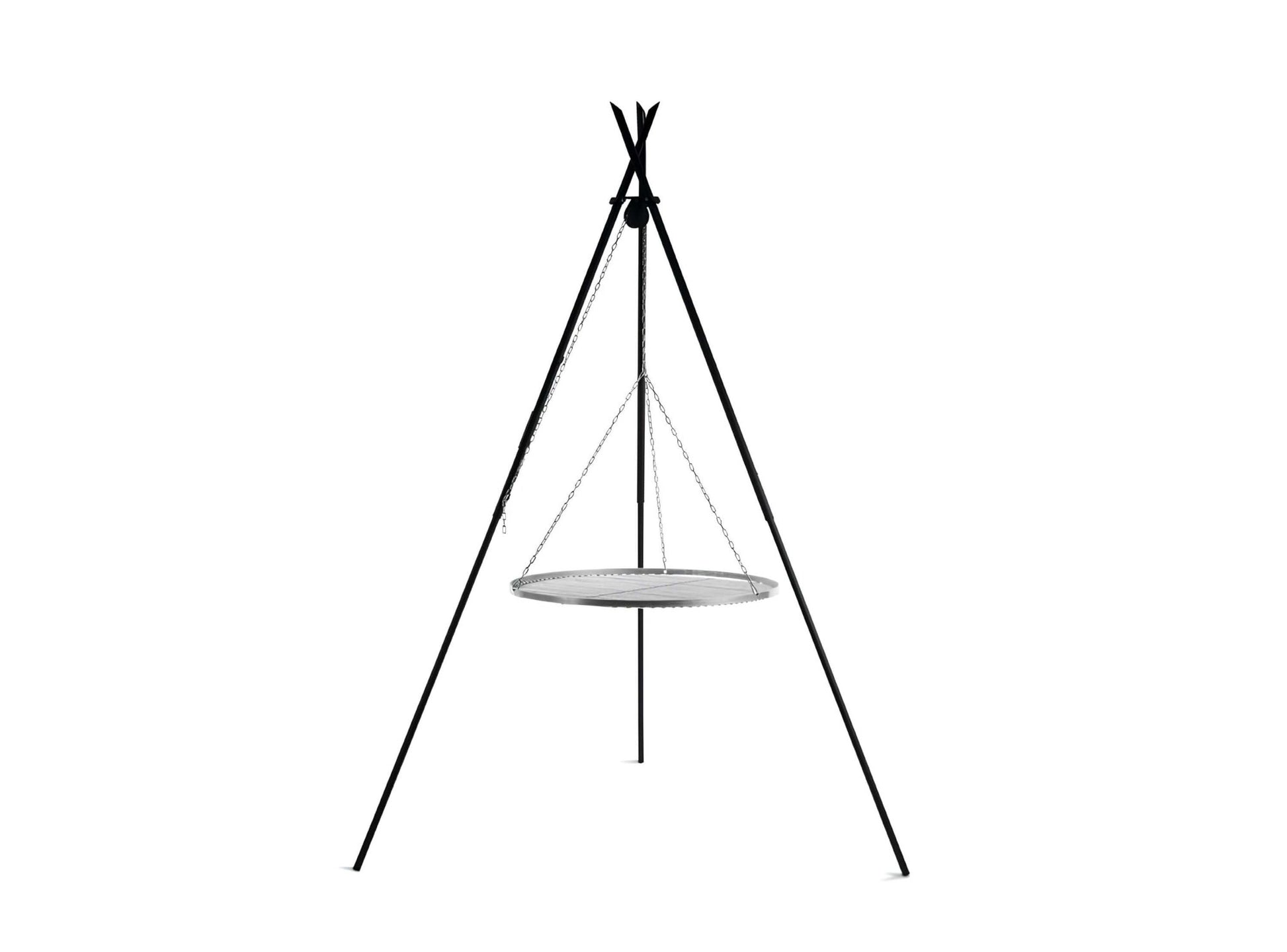 Schwenkgrill Tipi 210 cm mit Grillrost aus Edelstahl