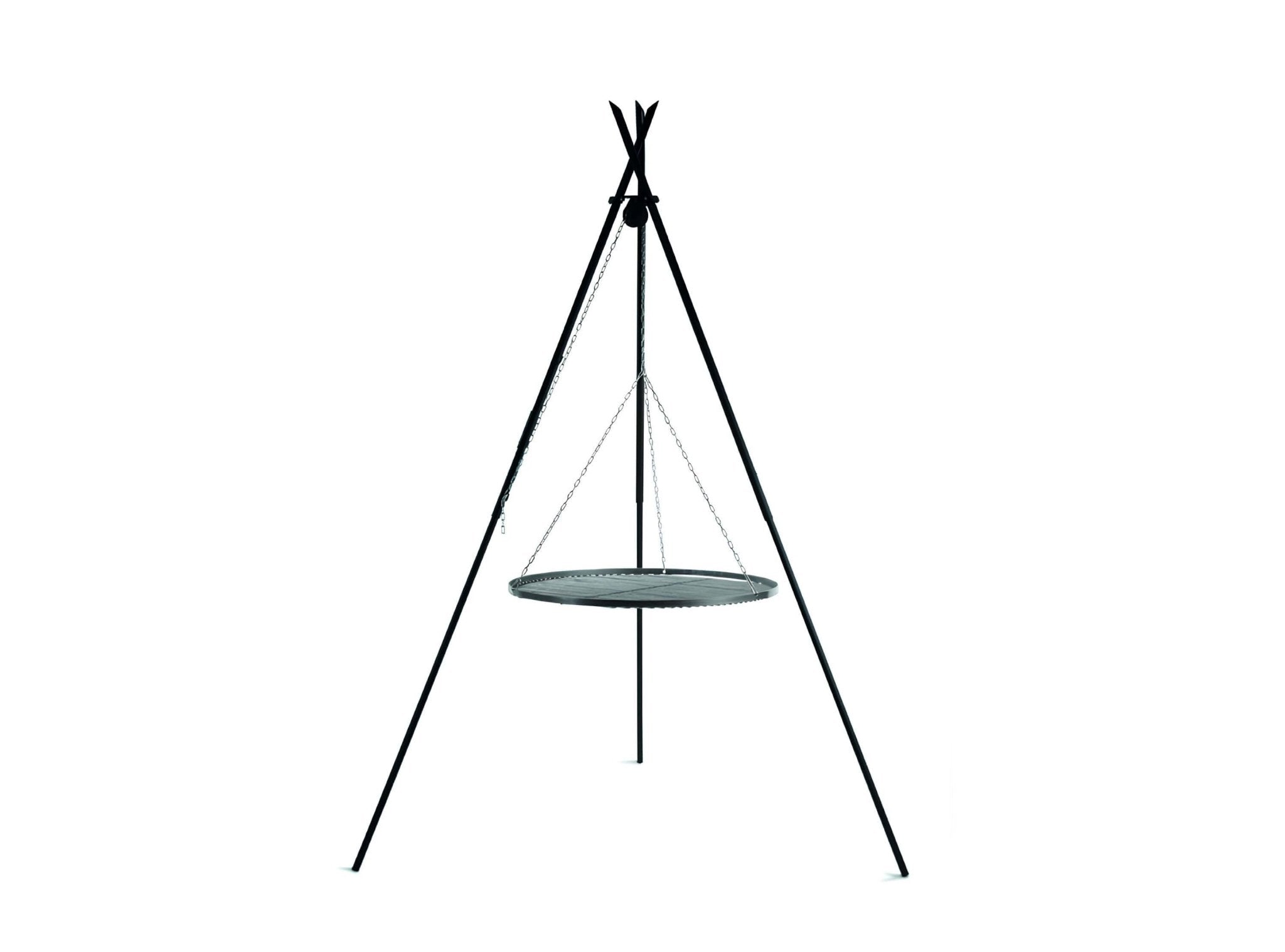 Schwenkgrill Tipi 210 cm mit Grillrost aus Rohstahl