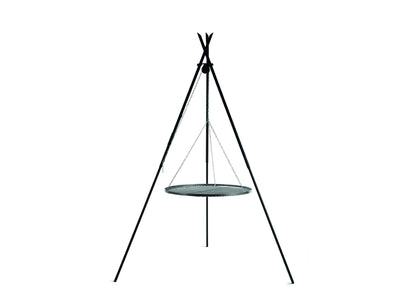 Schwenkgrill Tipi 210 cm mit Grillrost aus Rohstahl