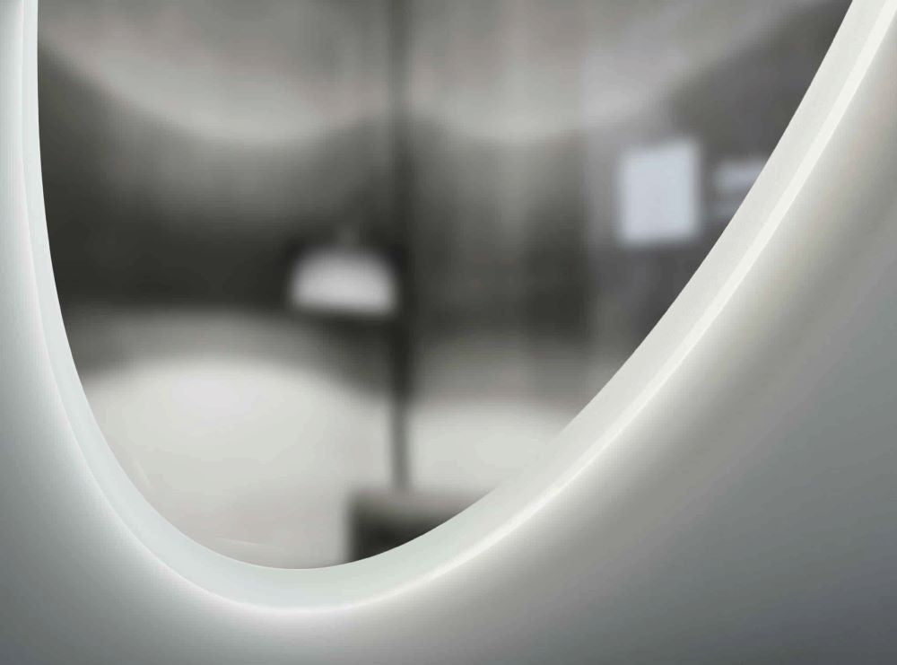 Senso Kolo – Runder Wandspiegel mit LED, Ø70 – Ø80 - Ofenerlebnis.de