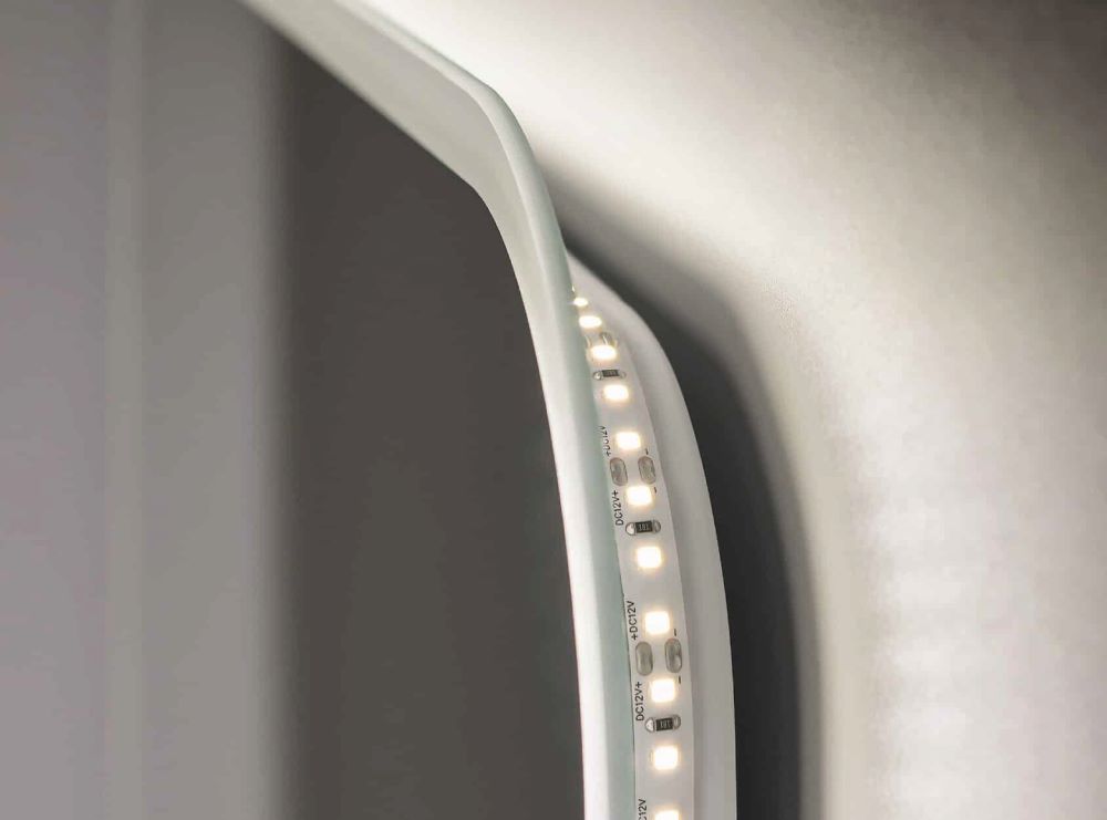 Senso Plus – Rechteck Wandspiegel mit LED und Berührungsschalter, 50 x 70 cm - Ofenerlebnis.de