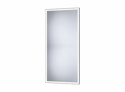 Solid Black – Rechteck Wandspiegel mit LED - Ofenerlebnis.de