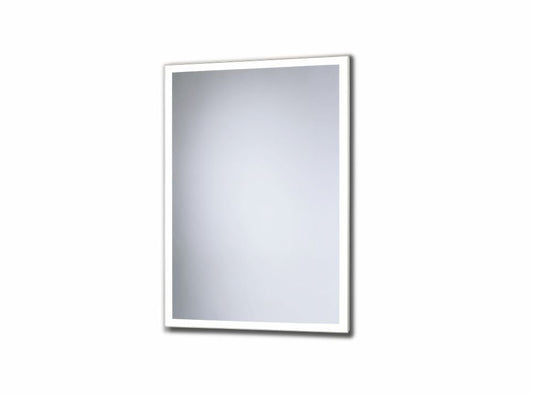 Solid White – Rechteck Wandspiegel mit LED, 60 x 80 cm - Ofenerlebnis.de