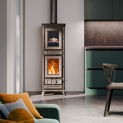 Kaminofen Thermorossi Agnese EVO6 Easy im Wohnraum