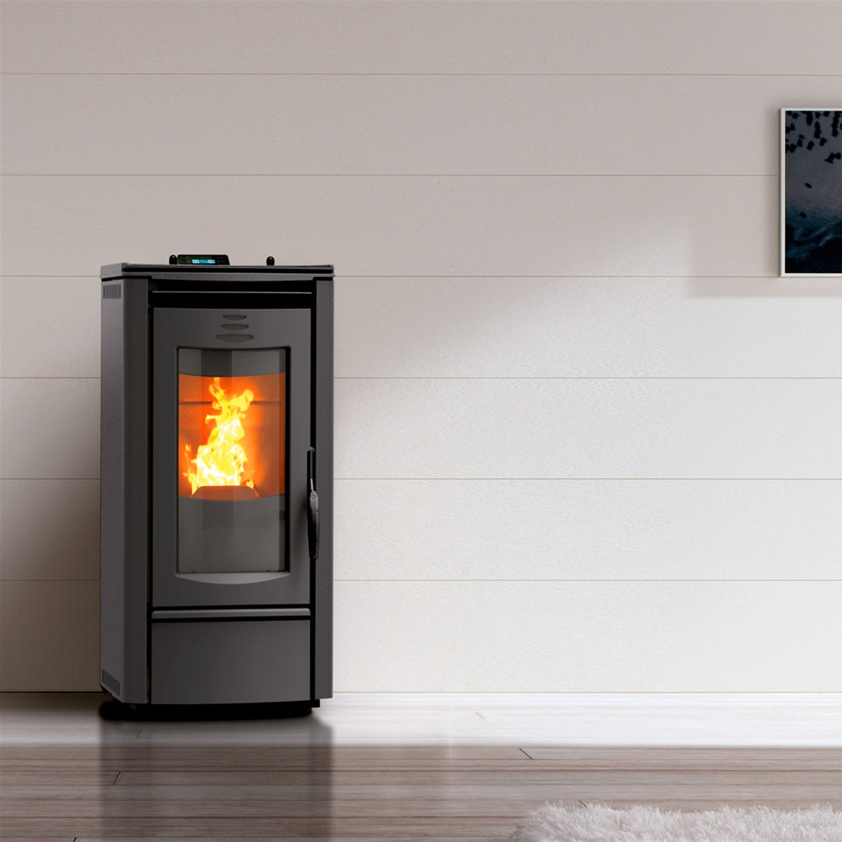 Pelletofen Thermorossi 5000 tcom easy im Wohnraum