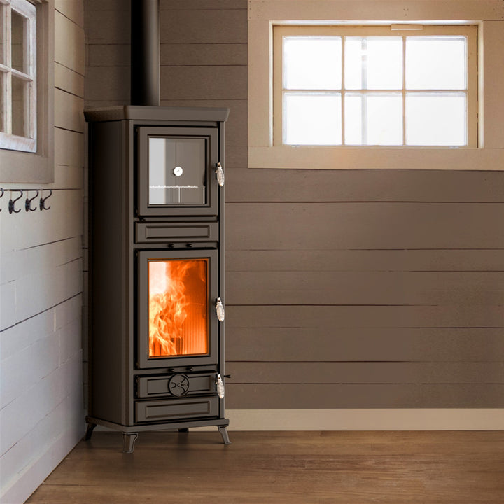 Kaminofen Thermorossi Anna Evo6 Easy im Wohnraum