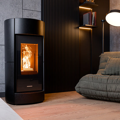 Pelletofen Thermorossi Chic Natural Air EVO im Wohnraum