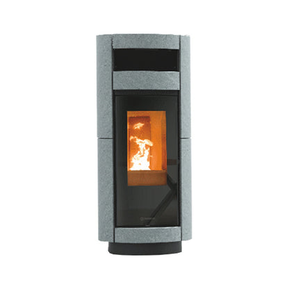 Freigestellter Thermorossi Dorica Supreme Stone Natural Air EVO Pelletofen