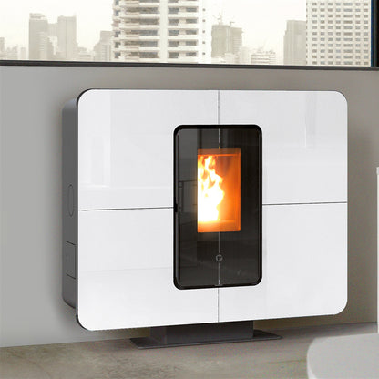 Thermorossi Slimquadro 11 Evo Cristallo vollständig im Wohnraum