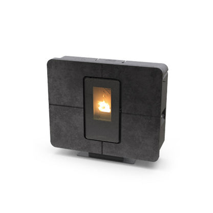 Freigestellter Thermorossi Slimquadro 11 Evo Gres Pelletofen