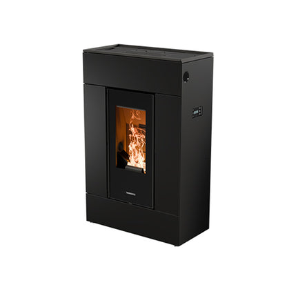Freigestellter Thermorossi SlimQuadro Lumia Metalcolor Pelletofen