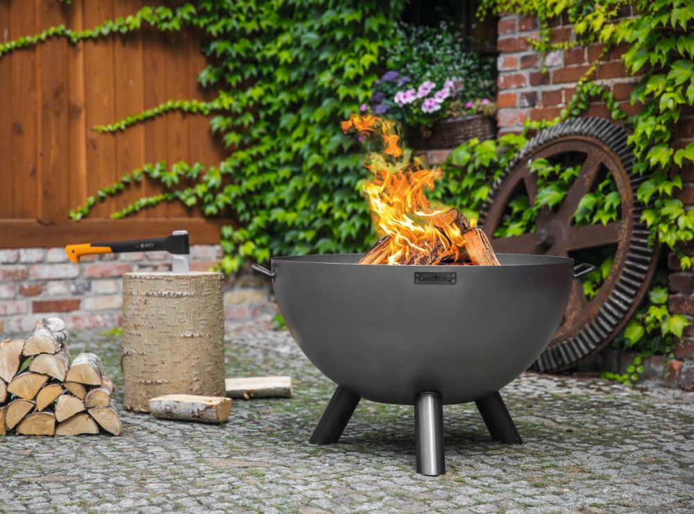 Tiefe Feuerschale Premium „KONGO“ 85 cm - Ofenerlebnis.de