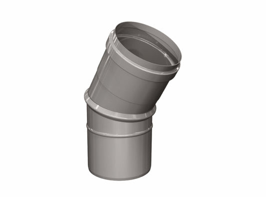 Verstellbogen 0-33° - einwandig - eka edelstahlkamine complex E