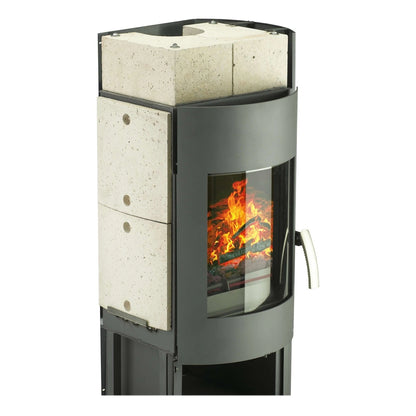Speicherofen Wamsler Auron | 6/8 kW – Detail der freigelegten Speichersteine