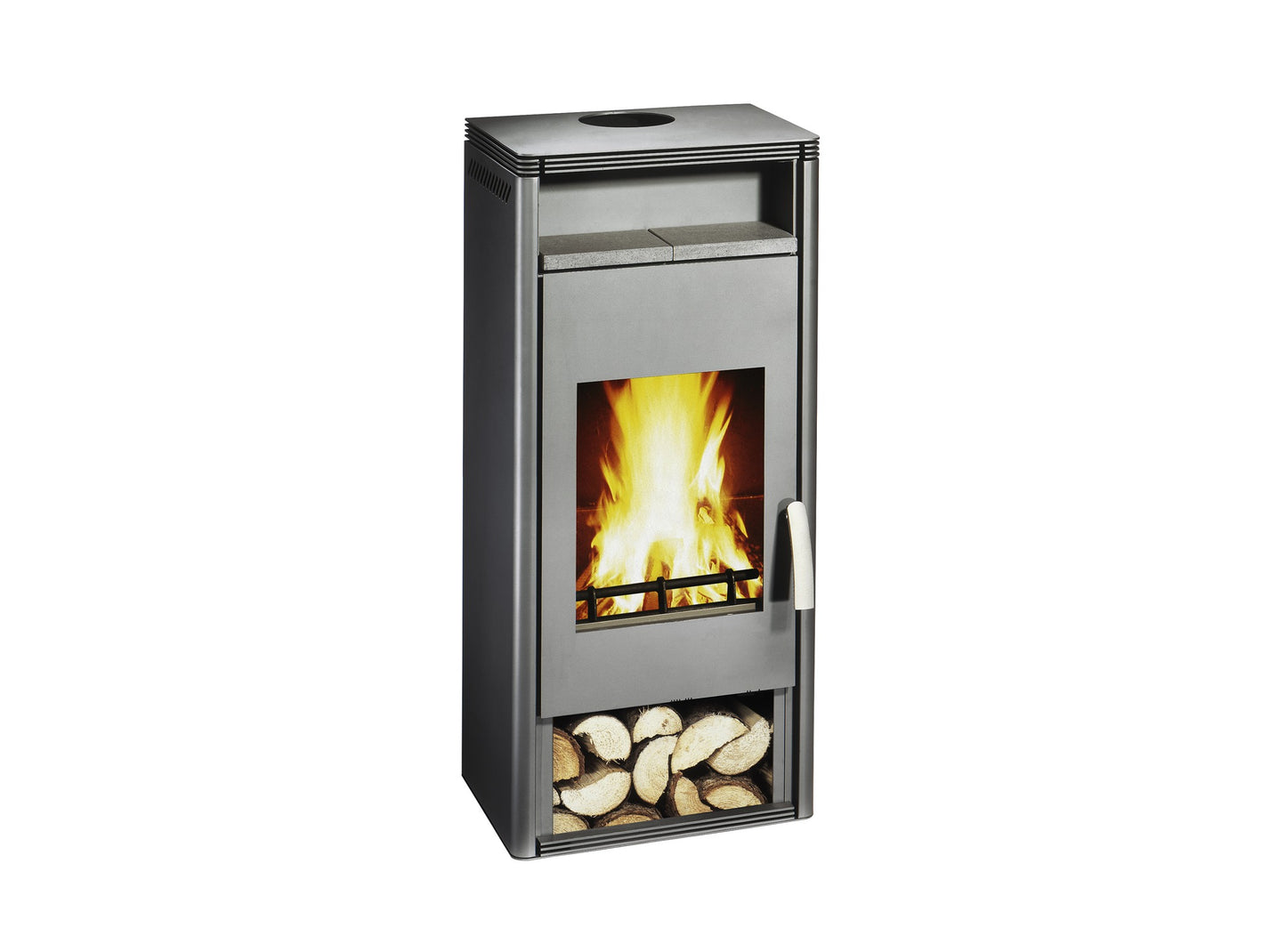 Kaminofen Wamsler Fulgor mit Warmhaltefach | 6/8 kW