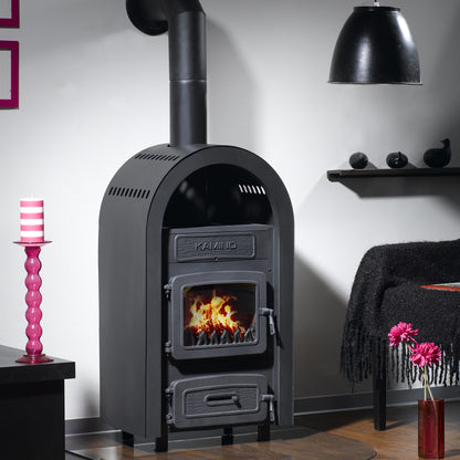 Raumheizer Wamsler Kamino 109-6 mit Obenanschluss | 6 kW – Wohnraumbild
