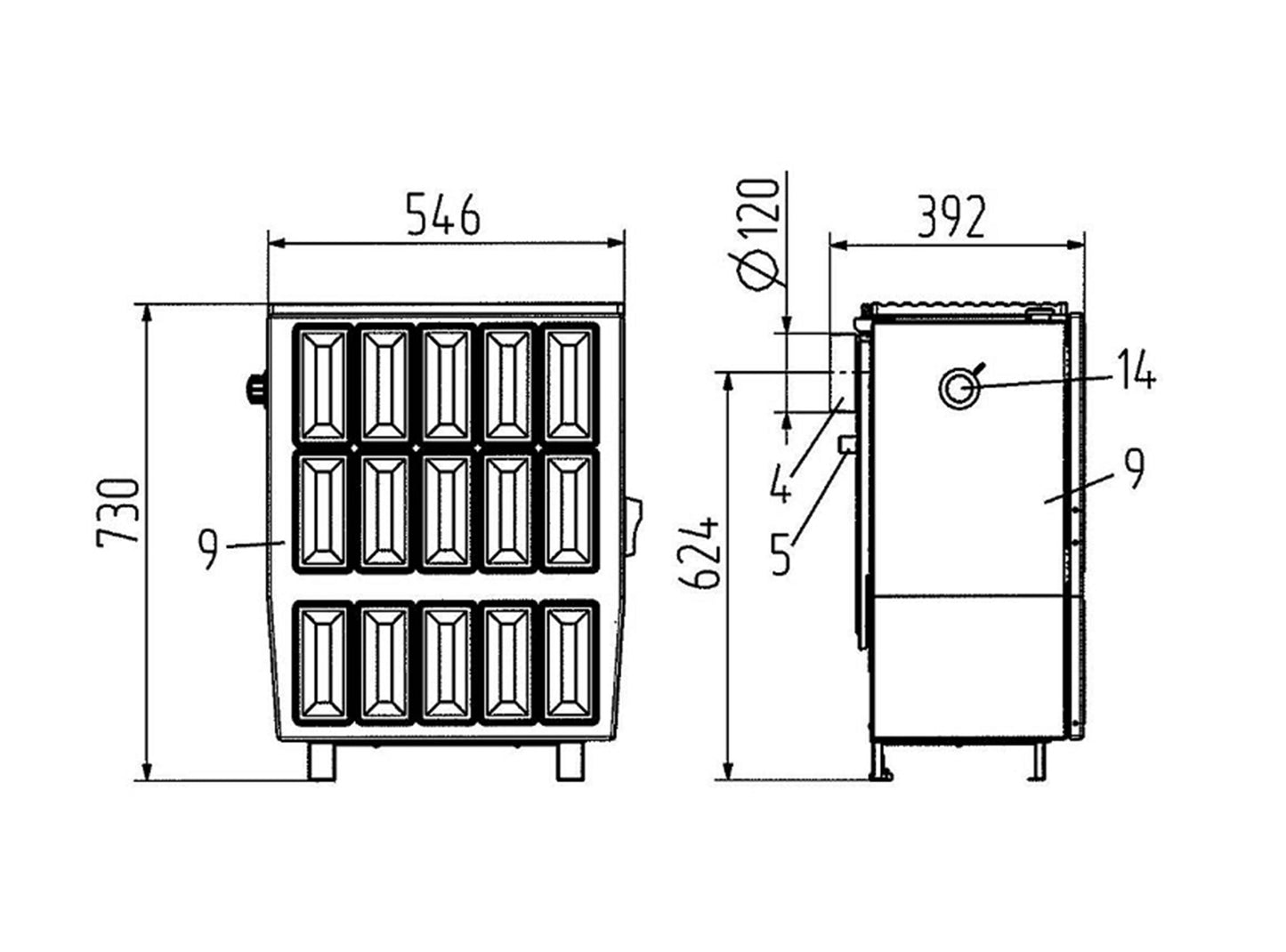Werkstattofen Wamsler KS 109-6 | 6 kW â€“ Herstelleransicht 2