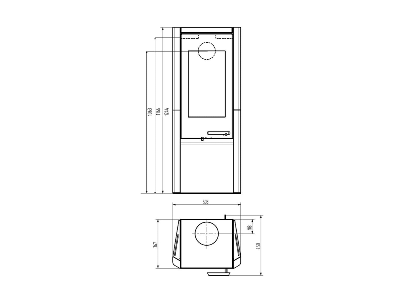 Kaminofen Wamsler Methis | 8 kW â€“ Herstelleransicht 3