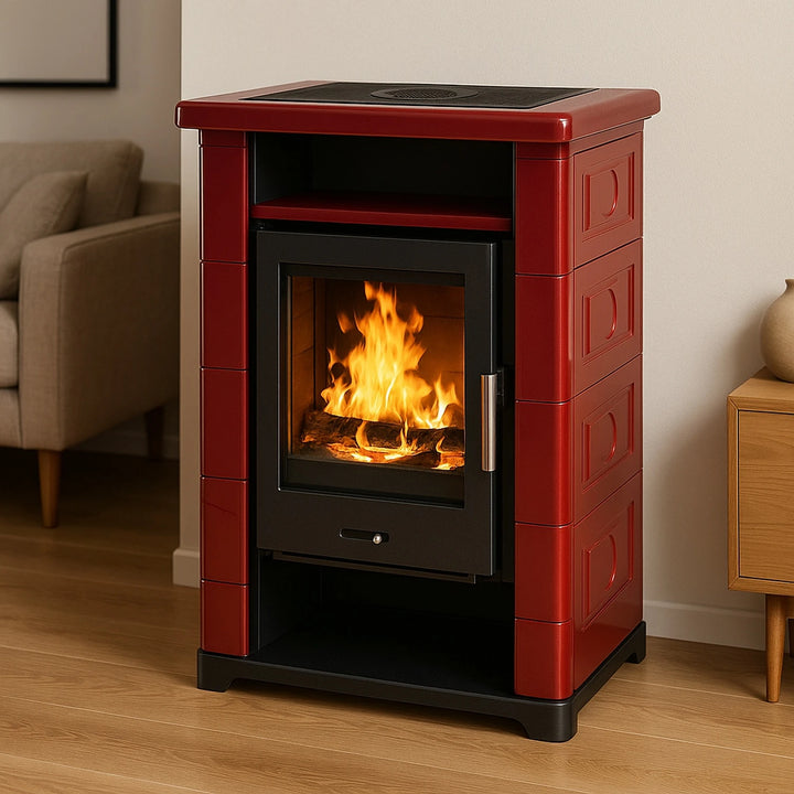 Kaminofen Wamsler Montafon Bordeaux | 7 kW