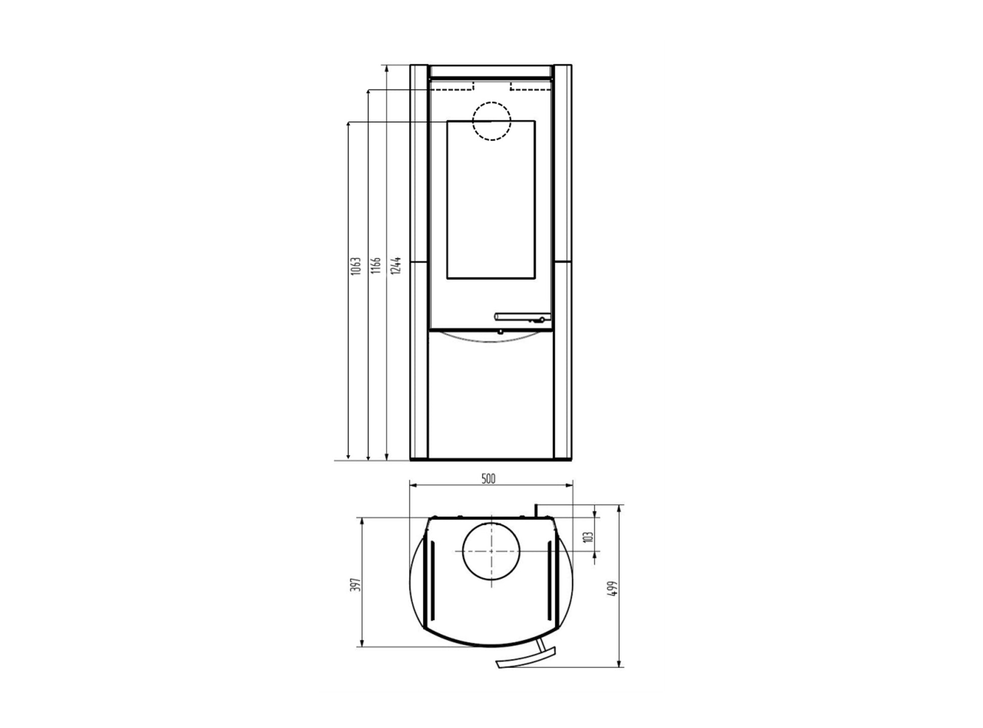 Kaminofen Wamsler Motho | 8 kW â€“ Herstelleransicht 3