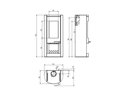 Kaminofen Wamsler Motho | 8 kW â€“ Herstelleransicht 5
