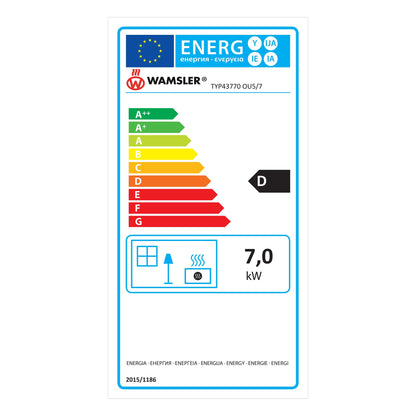 Ölofen Wamsler OU Rofan | 4,3/5/7 kW – Energielabel D, 7 kW
