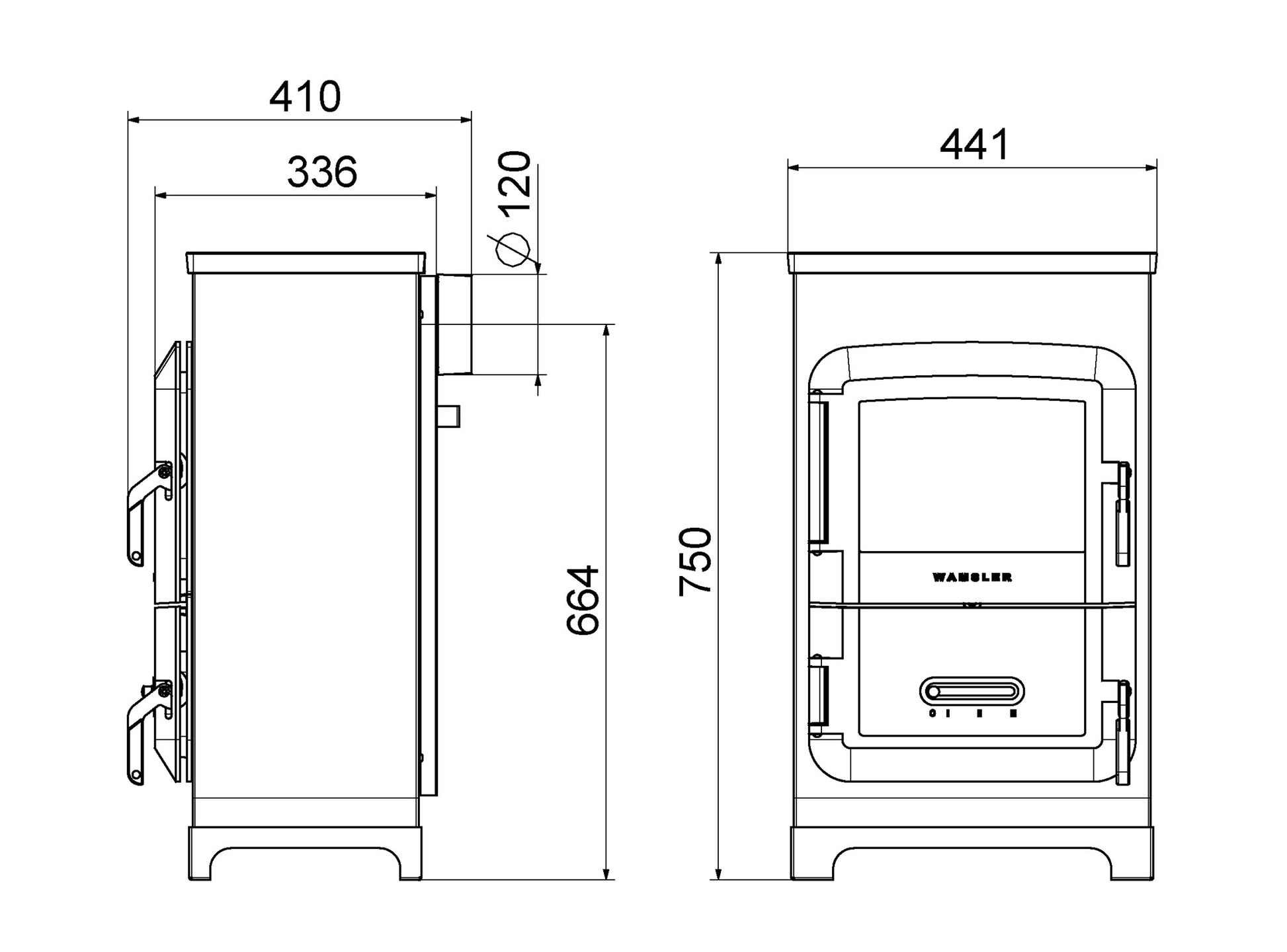 Raumheizer Wamsler RH-6F mit Kochfunktion | 6 kW â€“ Herstelleransicht 4