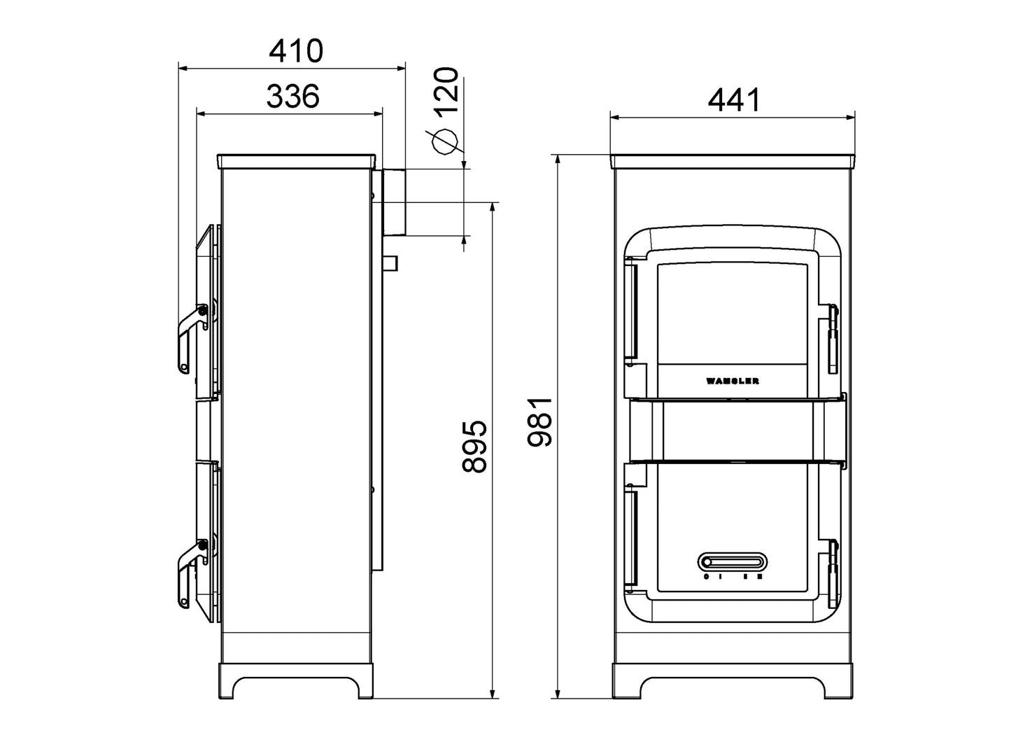 Raumheizer Wamsler RH-8F mit Kochfunktion | 8 kW â€“ Herstelleransicht 5
