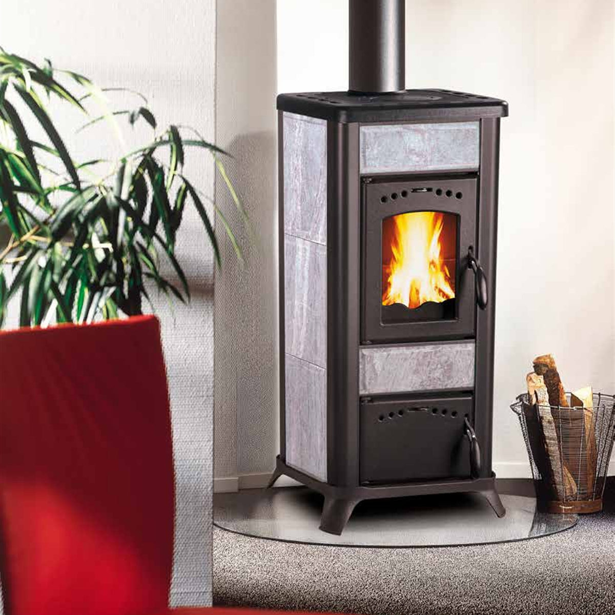 Kaminofen Wamsler Romantik II | 7,5 kW – Wohnraumbild