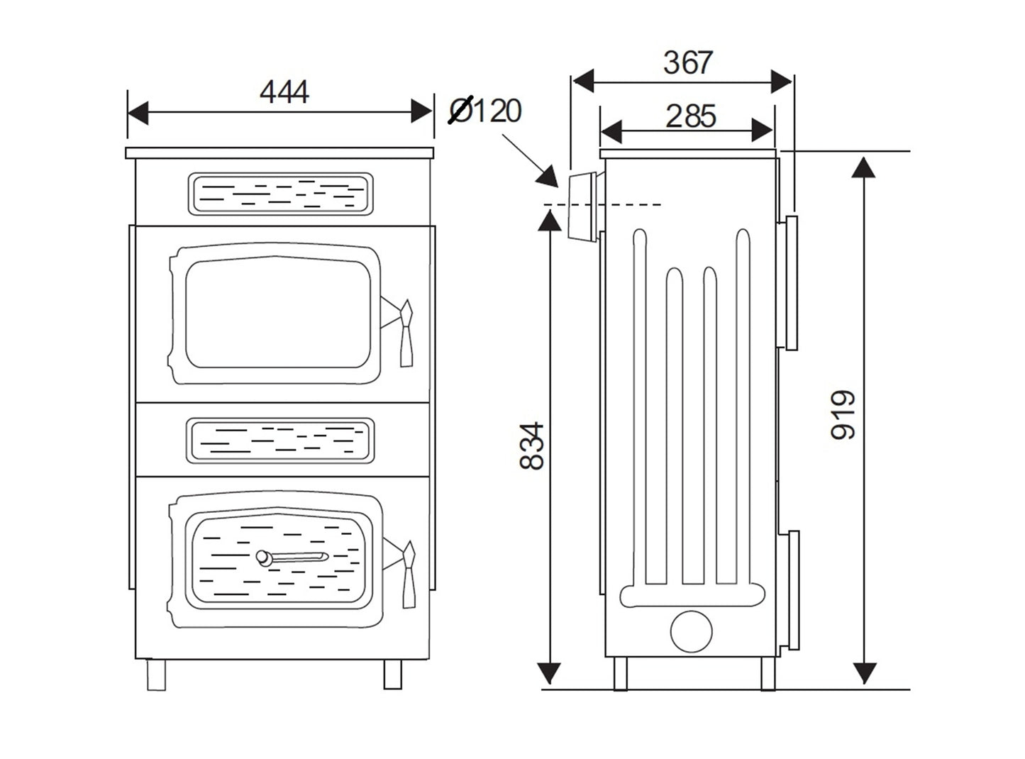 Werkstattofen Wamsler WO 109-8 | 8 kW â€“ Herstelleransicht 2