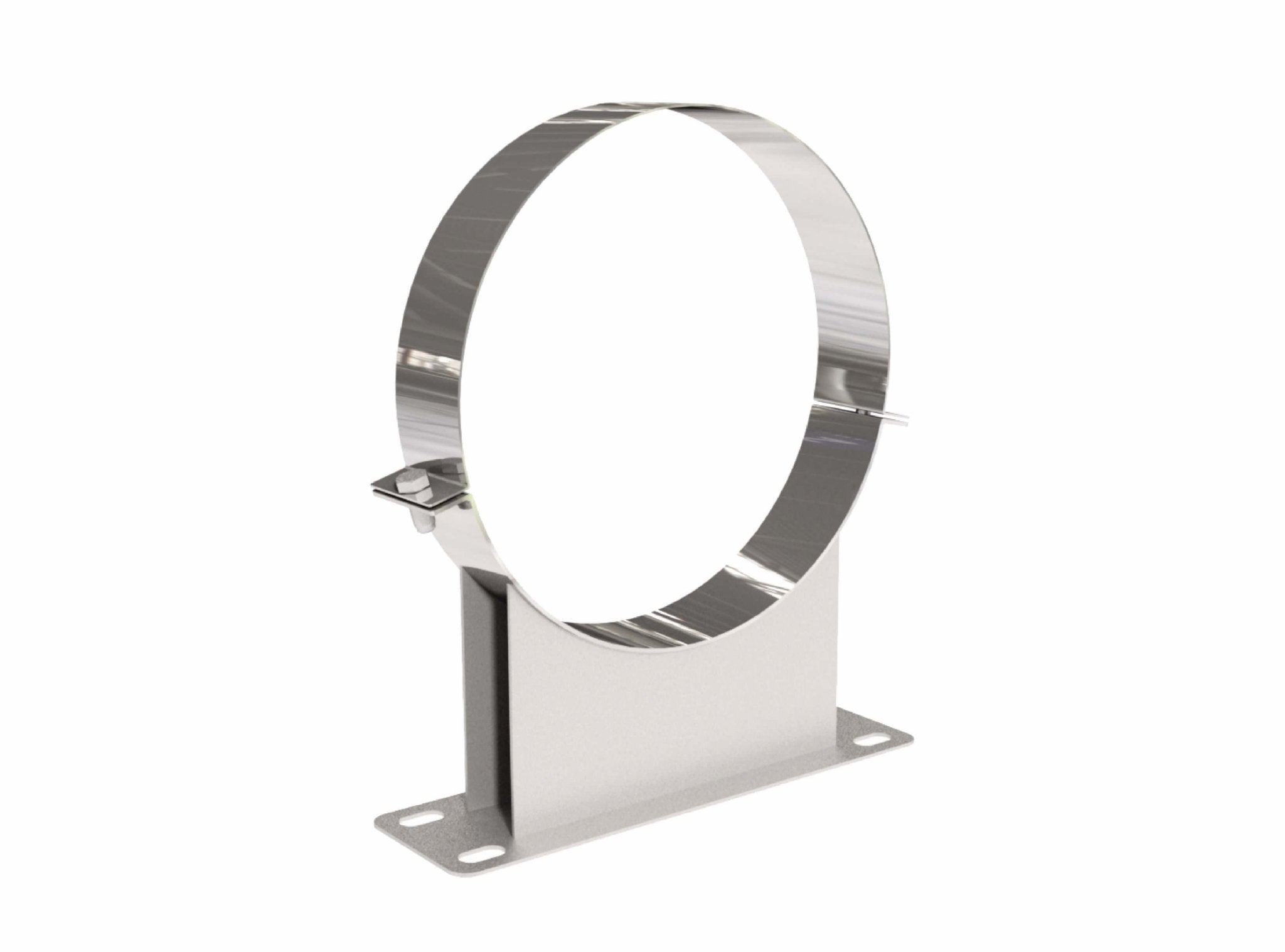 Wandhalter, Wandabstand 75 mm - doppelwandig - eka edelstahlkamine complex D