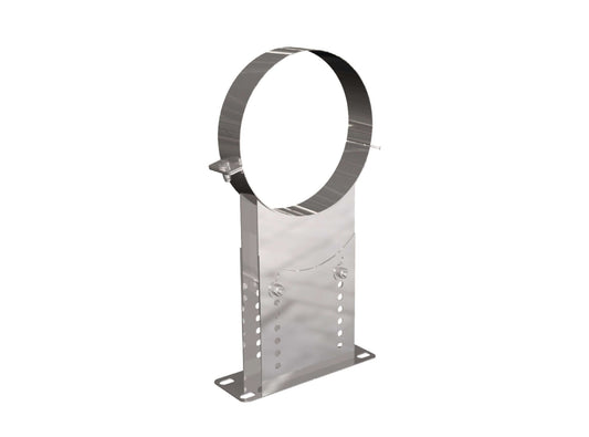 Wandhalter verstellbar 160 - 250 mm - doppelwandig - eka edelstahlkamine complex D