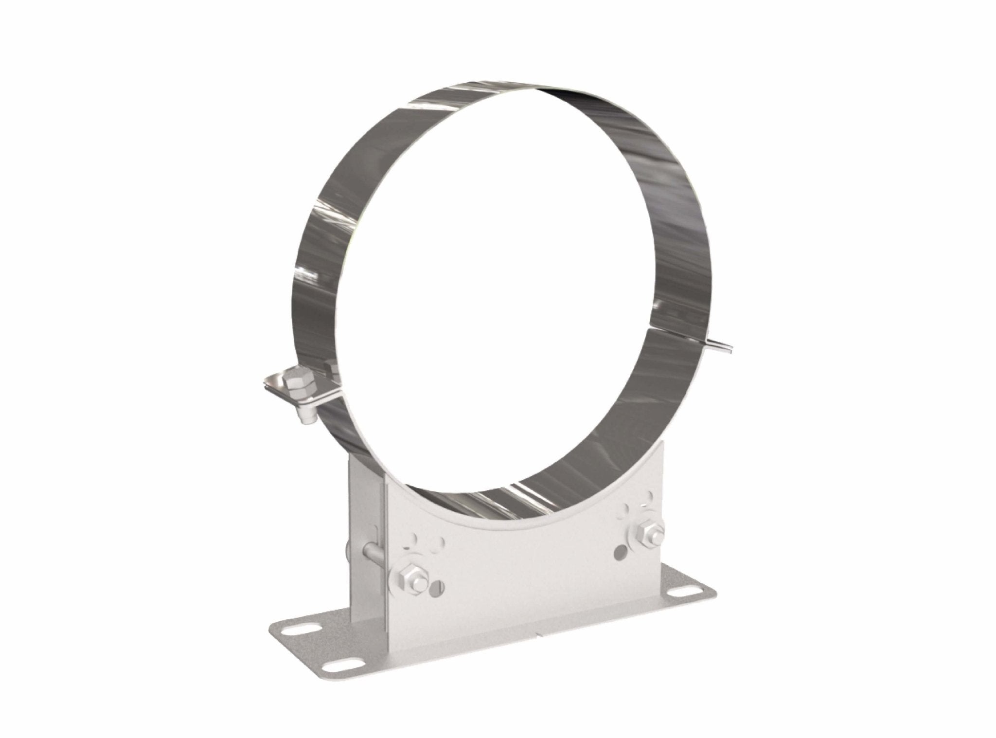 Wandhalter verstellbar 50 - 90 mm - doppelwandig - eka edelstahlkamine complex D