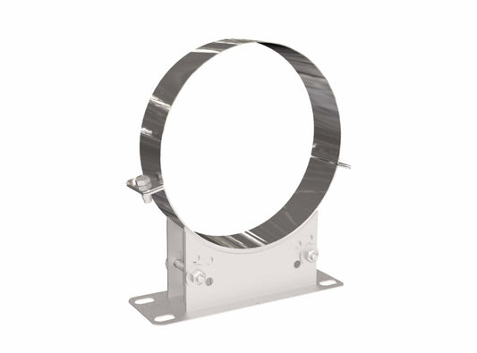 Wandhalter verstellbar 50 - 90 mm - doppelwandig - eka edelstahlkamine complex D