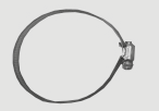 Wodtke Universal-Schlauchklemme Edelstahl Ø 100 mm – offizielles Wodtke Produktbild