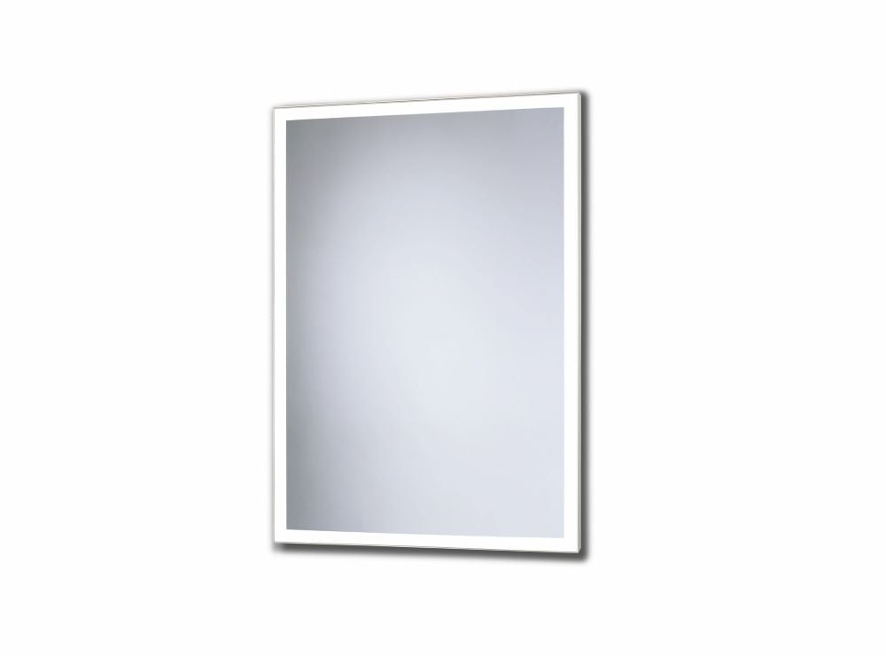 Solid White – Rechteck Wandspiegel mit LED, 60 x 80 cm