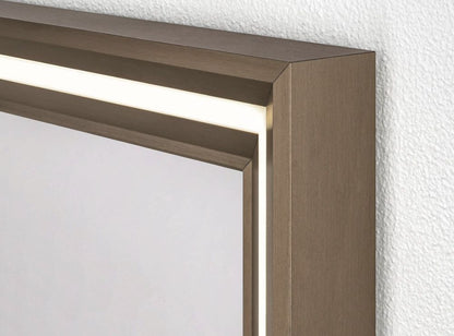 Yuwel – Rechteck Wandspiegel mit LED - Ofenerlebnis.de